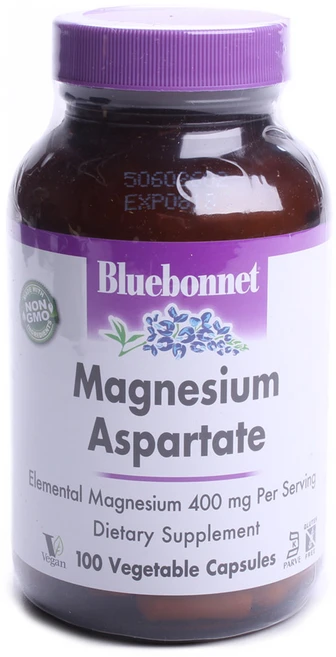 블루보넷 마그네슘 아스퍼테이트 400mg 베지터블 캡슐, 100정, 1개 - 쿠팡