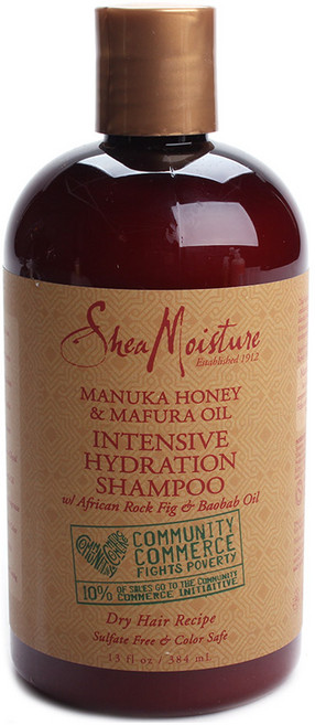 Shea Moisture 마누카 허니 & 마푸라 오일 샴푸, 1개, 384ml
