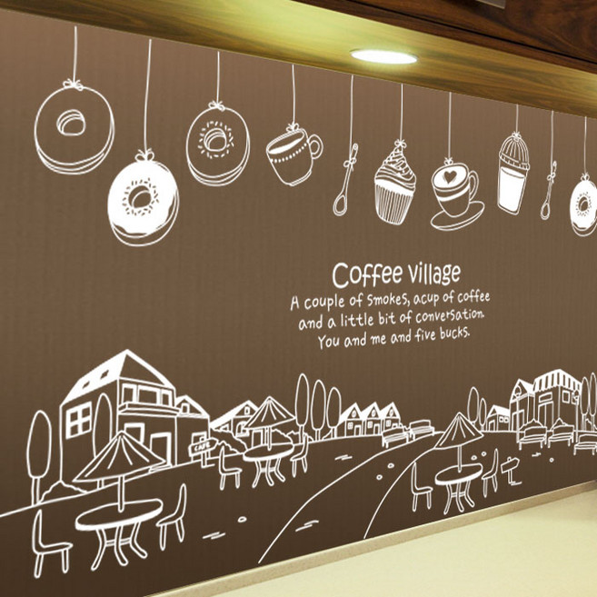 [뭉키데코] 카페빌리지, 화이트