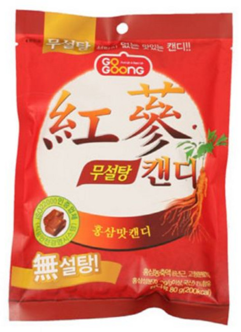 무설탕 캔디, 2봉, 80g