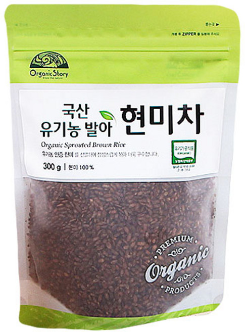 OrganicStory 국산 유기농발아 현미차, 300g, 1개