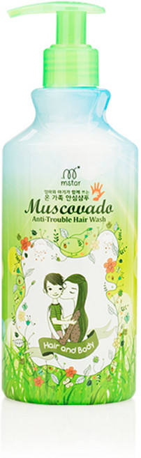 엠스타 머스코바도 헤어워시, 400ml, 1개