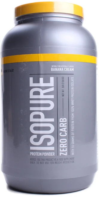 네이쳐스베스트 아이소퓨어 프로틴 파우더 제로 카브 단백질 보충제, 1개, 1.36kg - 쿠팡