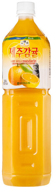 산약촌 제주감귤 음료 페트, 1.5L, 2개