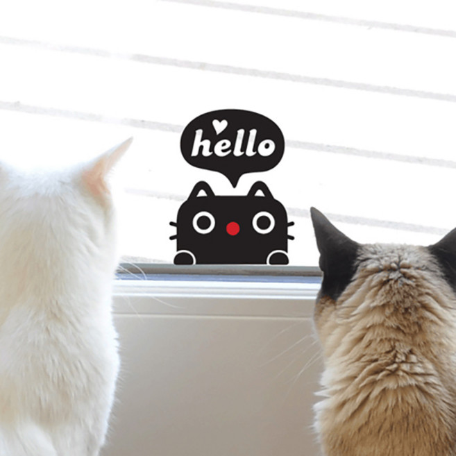 제제데코 헬로우 루돌캣 스티커, 혼합색상