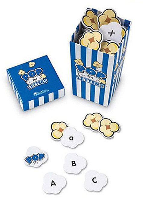 러닝리소스 팝콘 알파벳 게임, 블루, 1개