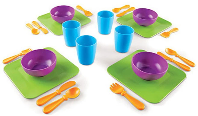 러닝리소스 23294 뉴스프라우츠 그릇 소꿉놀이 세트, 혼합, 1개 - 쿠팡