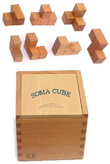 프뢰벨 원목소마큐브, 혼합 색상, 1개