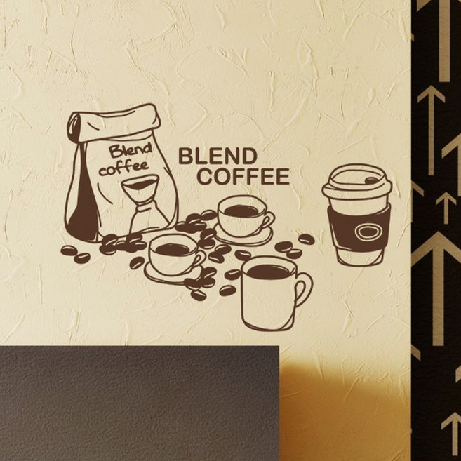 카페스티커_Espresso Macciato 1:4, 다크브라운