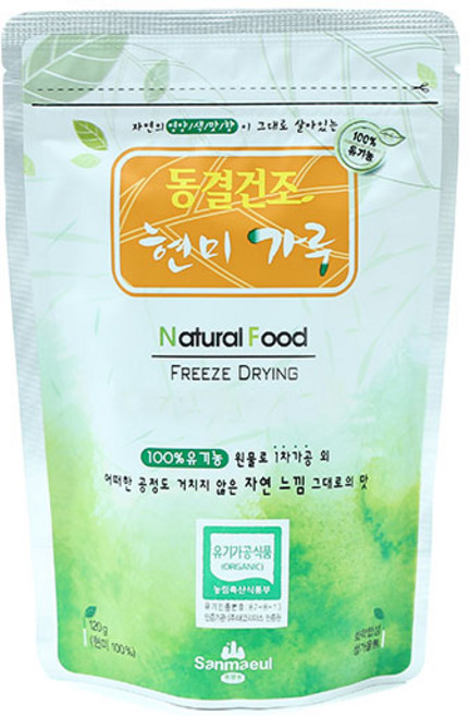 산마을 현미가루, 120g, 1개