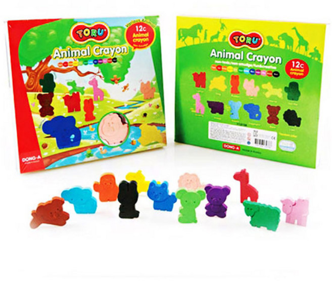 [동아]토루 애니멀 크레용, 12색, 1개