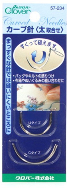 Clover 곡바늘 두꺼운타입, 1개