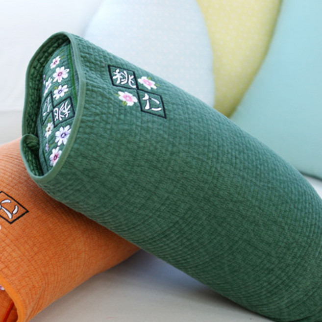 메밀베개 속통 + 커버, 진초록, 1개