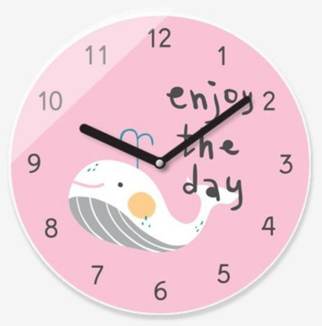 무소음 북유럽 캐릭디자인 벽시계, CCD200_008