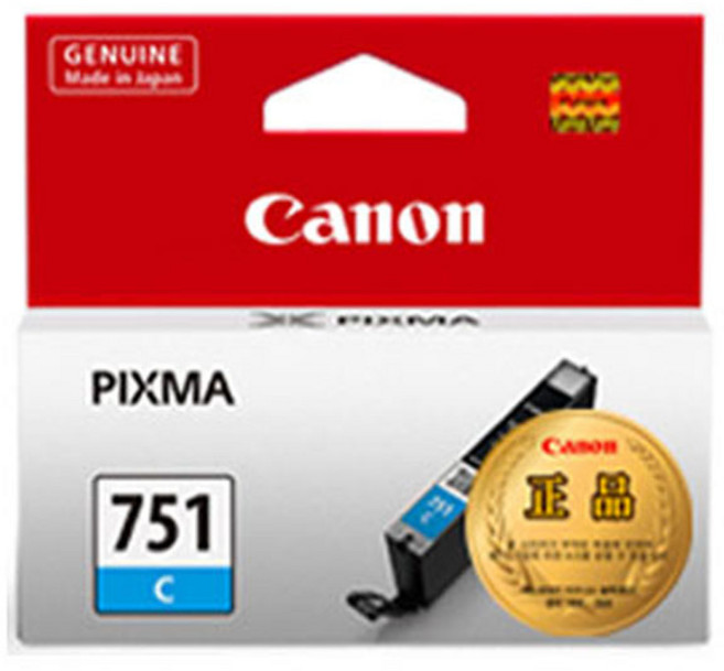 캐논 정품잉크 CLI-751C, 시안, 1개