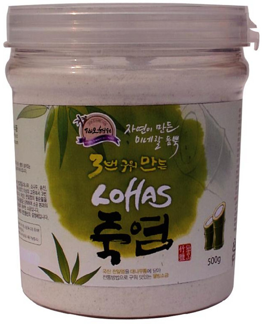 烤竹鹽, 1罐, 500g