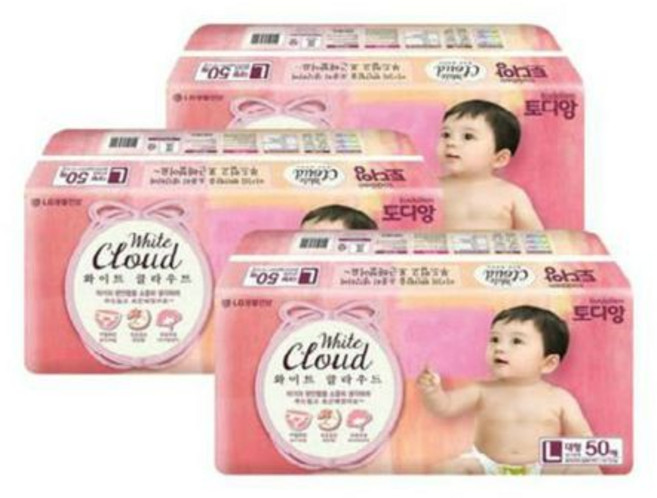 토디앙 NEW 화이트 클라우드 밴드형, 대형(L), 150매, 150매