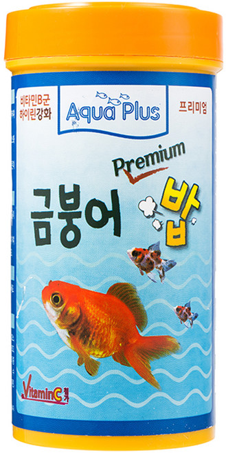 아쿠아플러스 금붕어 프리미엄 밥 사료, 200g, 1개