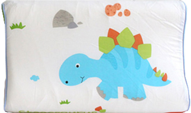 디자인엔 다이노스 아동 메모리폼 베개, 화이트