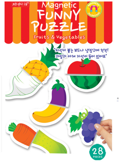 자석나라 자석퍼니퍼즐, 과일, 1개