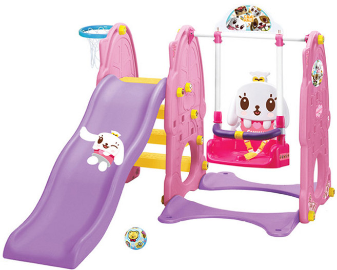야야 케니멀 그네 앤 미끄럼틀, 혼합색상, 미미, 1개