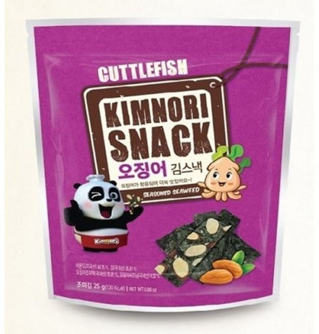 [광천김] 김스낵, 25g, 4개