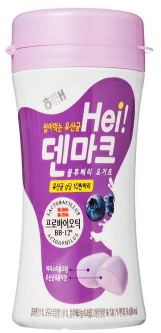 해태 2.5k헤이덴마크 블루베리, 60g, 3개