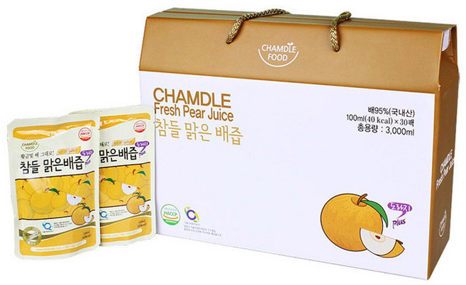 참들 건강음료 진액 배진액, 3L, 1박스