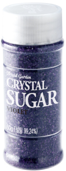 브레드가든 크리스탈 슈가 바이올렛 2개, 60g
