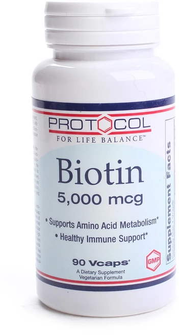 프로토콜포라이프밸런스 비오틴 5000mcg 브이캡, 90개입, 1개, 90정 - 쿠팡