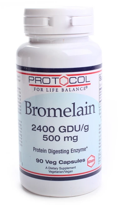 프로토콜포라이프밸런스 브로멜라인 2400 GDU/g 500mg 베지 캡슐, 90개입, 1개, 90정 - 쿠팡