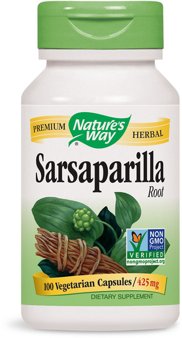 네이쳐스웨이 사르사파릴라 루트 425mg 베지테리안 캡슐, 100개입, 1개, 100정