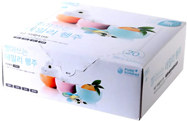 퓨어썬데이 빨아쓰는 데일리 행주, 20개입, 1개