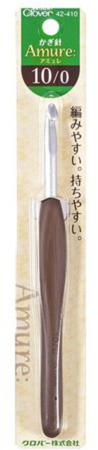 Clover 아쿠아 모사용 자루 코바늘 42-410, 1개