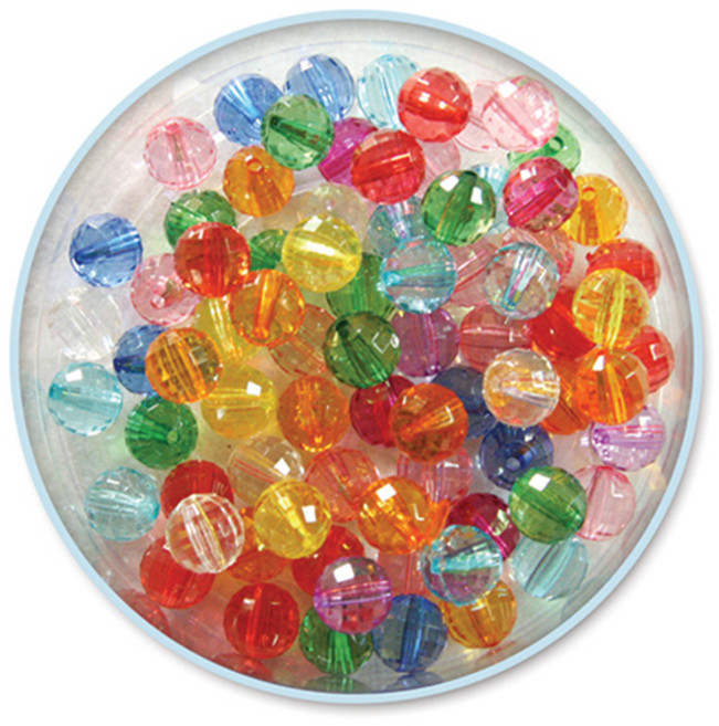 유니아트 크리스탈비즈/우주볼 모양비즈, 31번(혼합색상), 1개