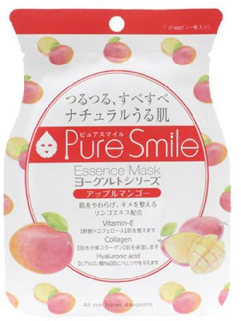 [퓨어스마일] 요구르트 마스크 애플망고, 3개, 1개