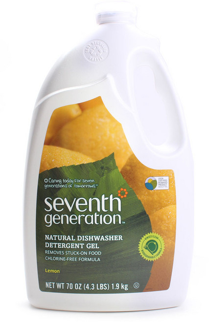 세븐스제너레이션 식기세척기용 주방세제 레몬 향, 1.9kg, 1개