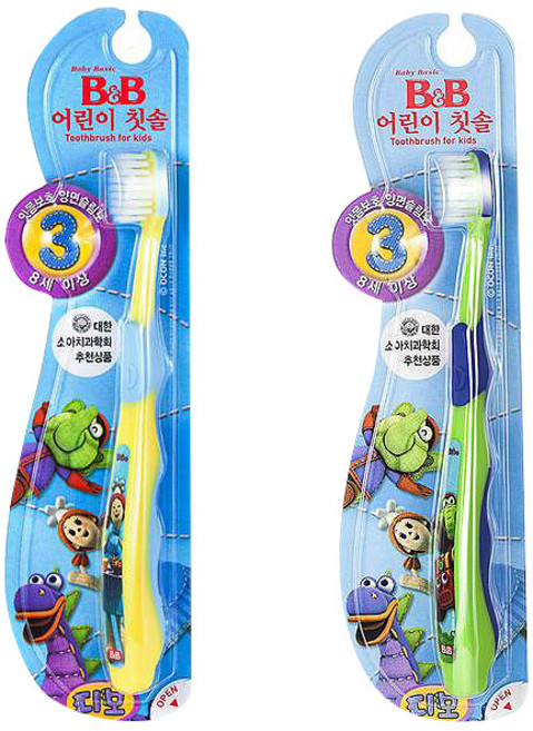 비앤비 디보 어린이 칫솔 3단계, 랜덤 발송, 1개
