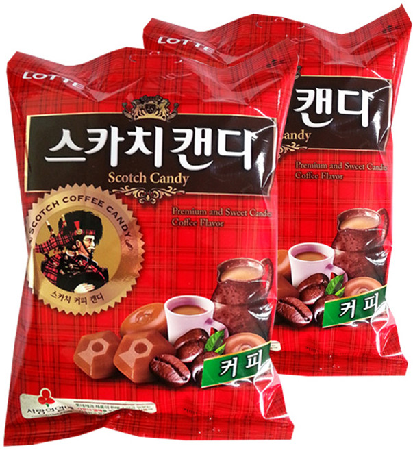 롯데웰푸드 스카치캔디 커피, 317g, 2개