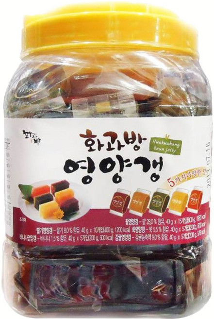 화과방 영양갱 40p, 1.6kg, 1개