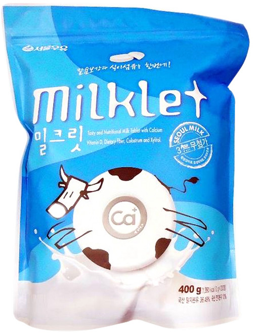 서울우유 밀크릿 츄잉캔디, 1개, 400g