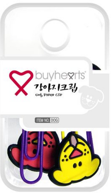 바이하츠 강아지크립, 혼합 색상, 4개