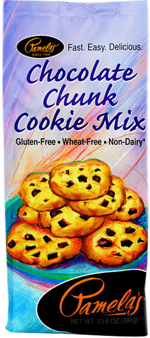 Pamela's Products 초콜렛 청크 쿠키 믹스, 386g, 1개