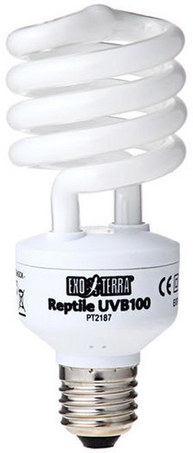 하겐 엑소테라 파충류 100 UVB 램프 (열대&아열대), 1개