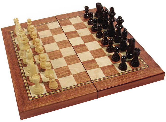 바니랜드 클래식 자석원목 체스, 혼합색상, 1개