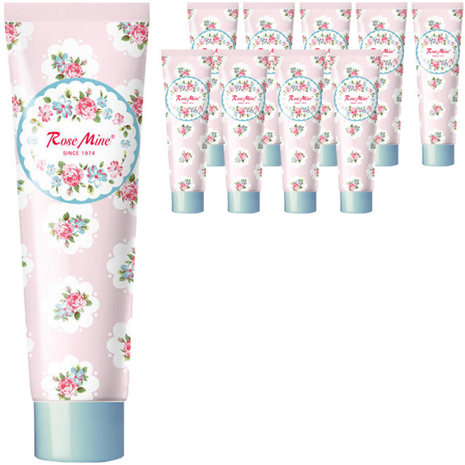 로즈마인 퍼퓸드 핸드크림 가든로즈, 60ml, 10개