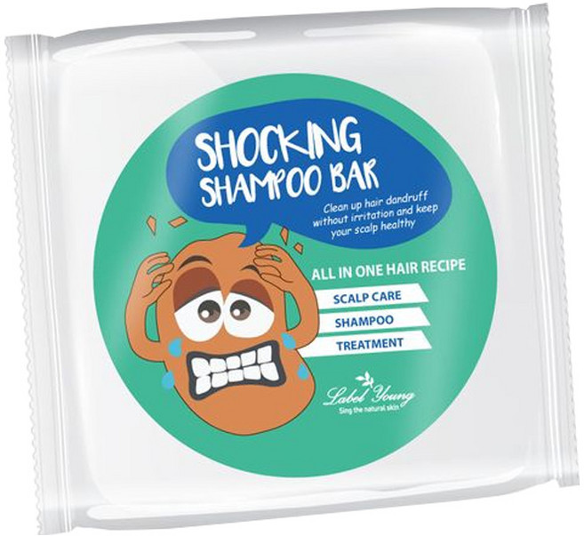 라벨영 쇼킹 샴푸바, 1개, 90g