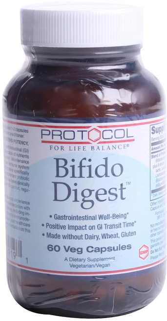 Protocol For Life 비피도 다이제스트 베지 캡슐, 60개입, 1개, 60정 - 쿠팡