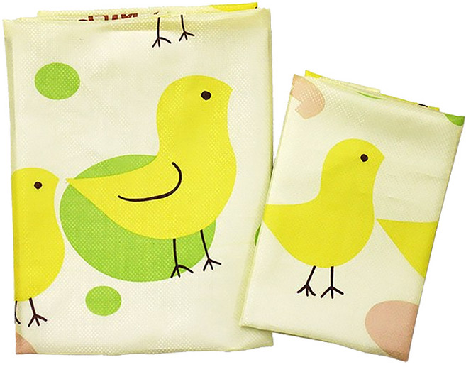 더자리 치킨에그 인견 홑이불 세트, 1세트