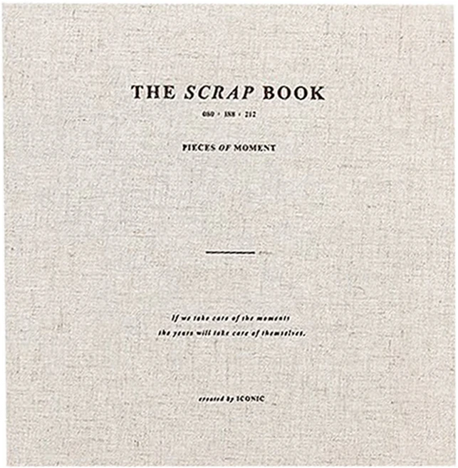 아이코닉 스크랩북 v.2, 오트밀, 80매, 1개 - 쿠팡